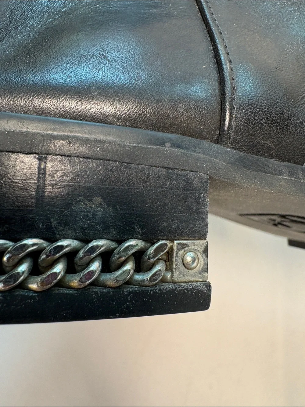 Michael‎ Kors Black Over-the-Knee Leather Zip Boots